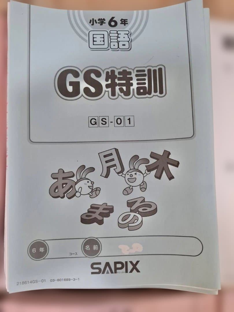 SAPIX 小6 教材セット