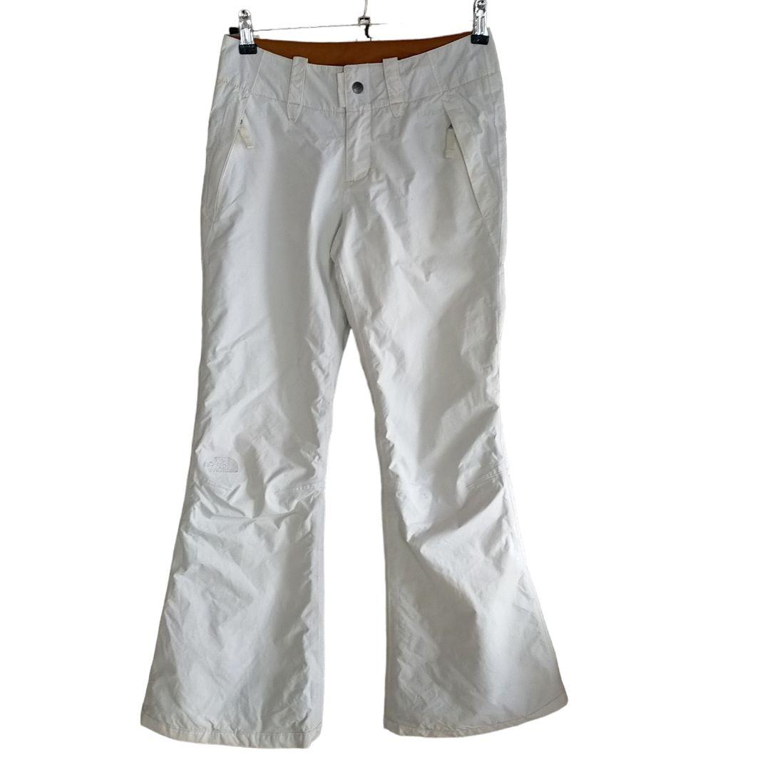 【高機能】US ノースフェイス HYVENT スノーボード パンツ 白 XS