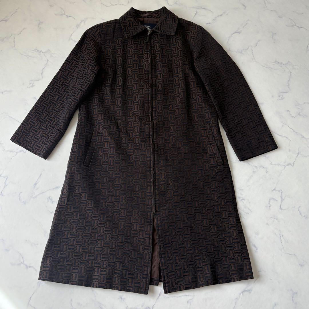 BURBERRY LONDON モノグラム ロングコート 38