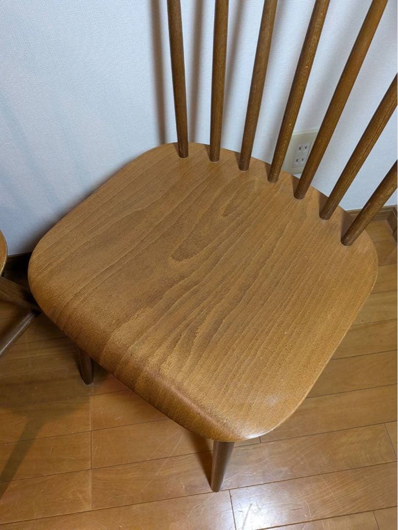 ■送料込■IDAE TON ウィンザーチェア ダイニング イス椅子2脚 木製家具