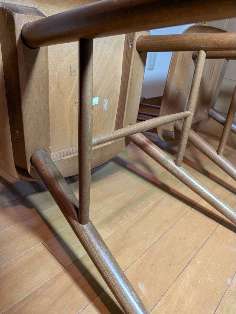 ■送料込■IDAE TON ウィンザーチェア ダイニング イス椅子2脚 木製家具