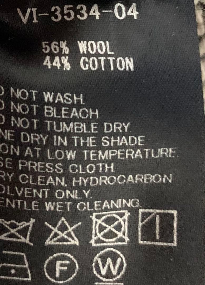 パンツ The Viridi-anne wool cotton pants