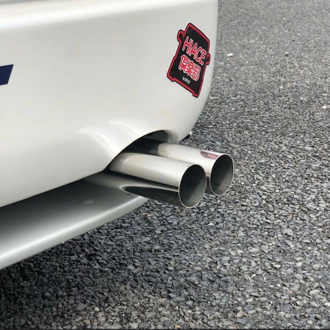 ハイエース　非行少年　マフラーカッター