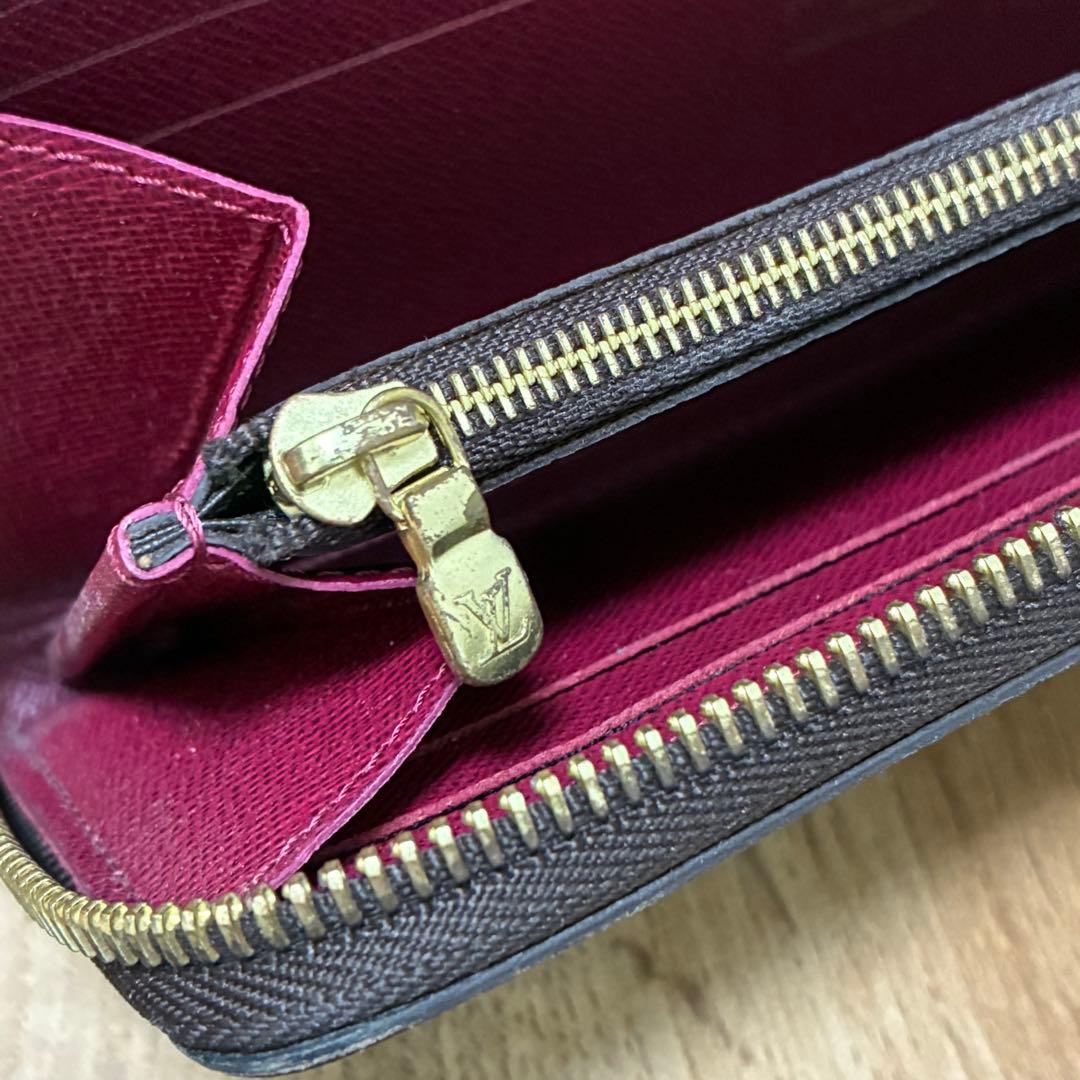 【まあ】LOUIS VUITTON ポルトフォイユ クレマンス フューシャ