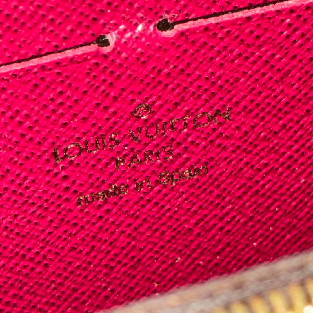 【まあ】LOUIS VUITTON ポルトフォイユ クレマンス フューシャ