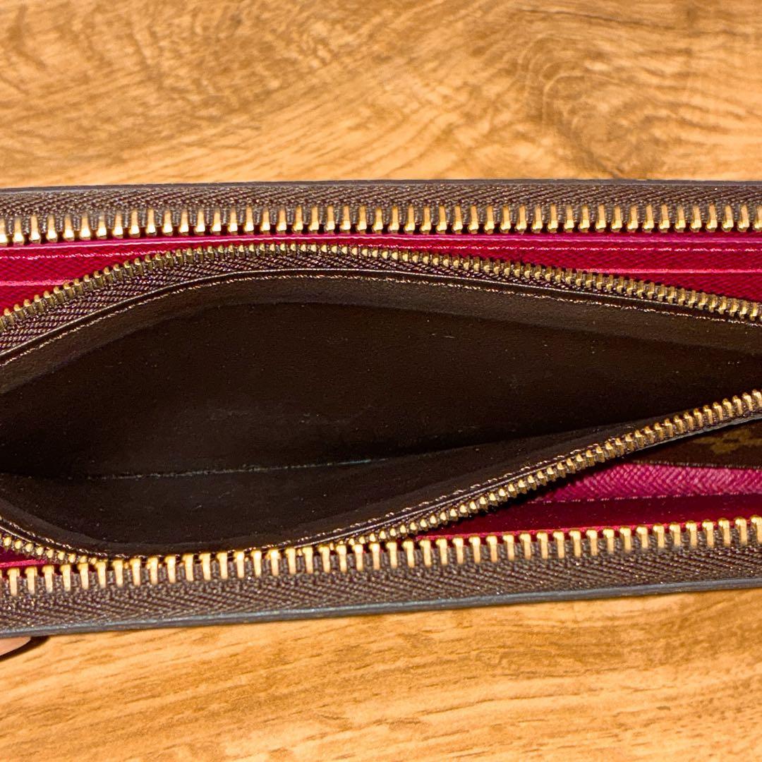 【まあ】LOUIS VUITTON ポルトフォイユ クレマンス フューシャ