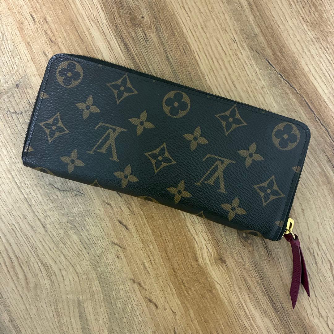 【まあ】LOUIS VUITTON ポルトフォイユ クレマンス フューシャ