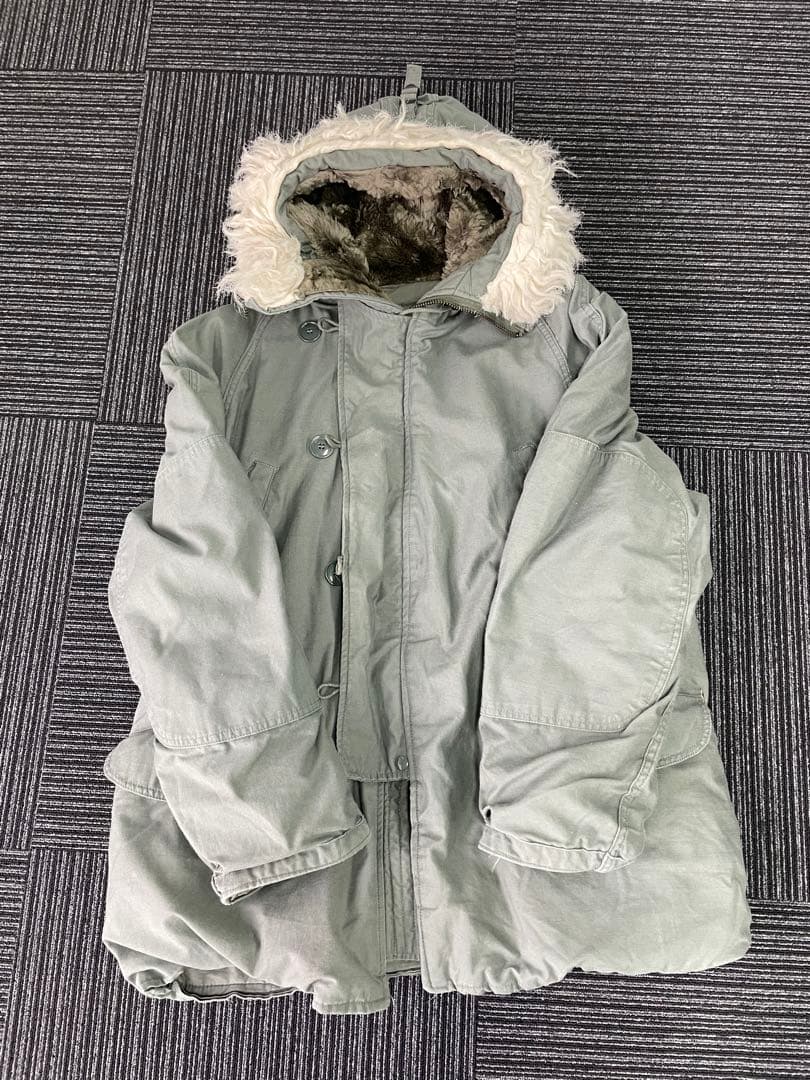 ジ*ン様 80s 米軍実物 N-3B サイズL