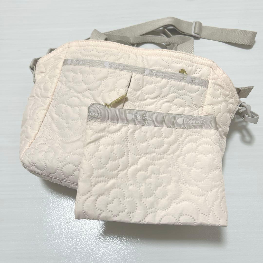 【未使用】レスポートサック パフィーブロッサムズ 2WAYトート　ポーチ付き