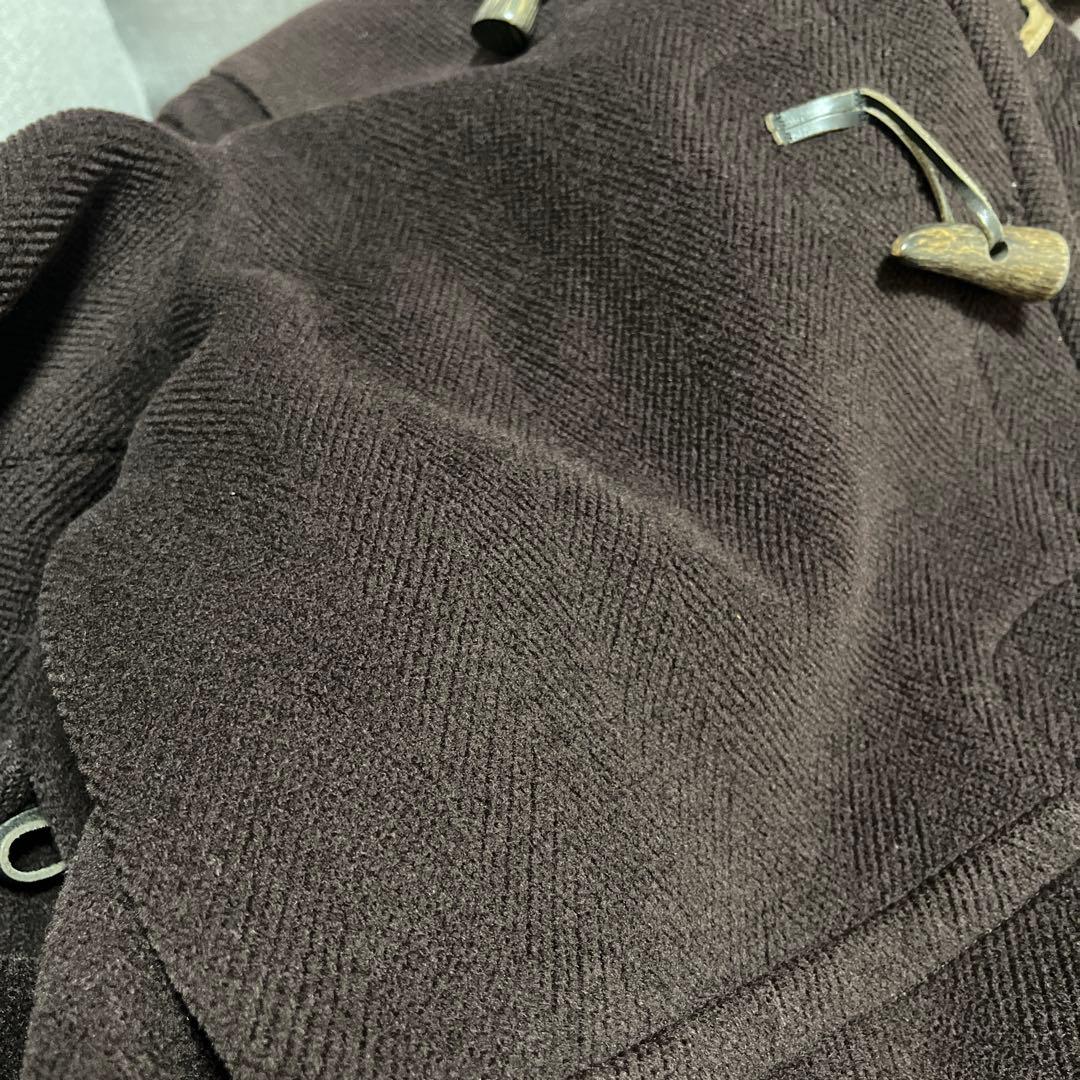 90s インバーティア　ダッフルコート　ブラウンヘリンボーン