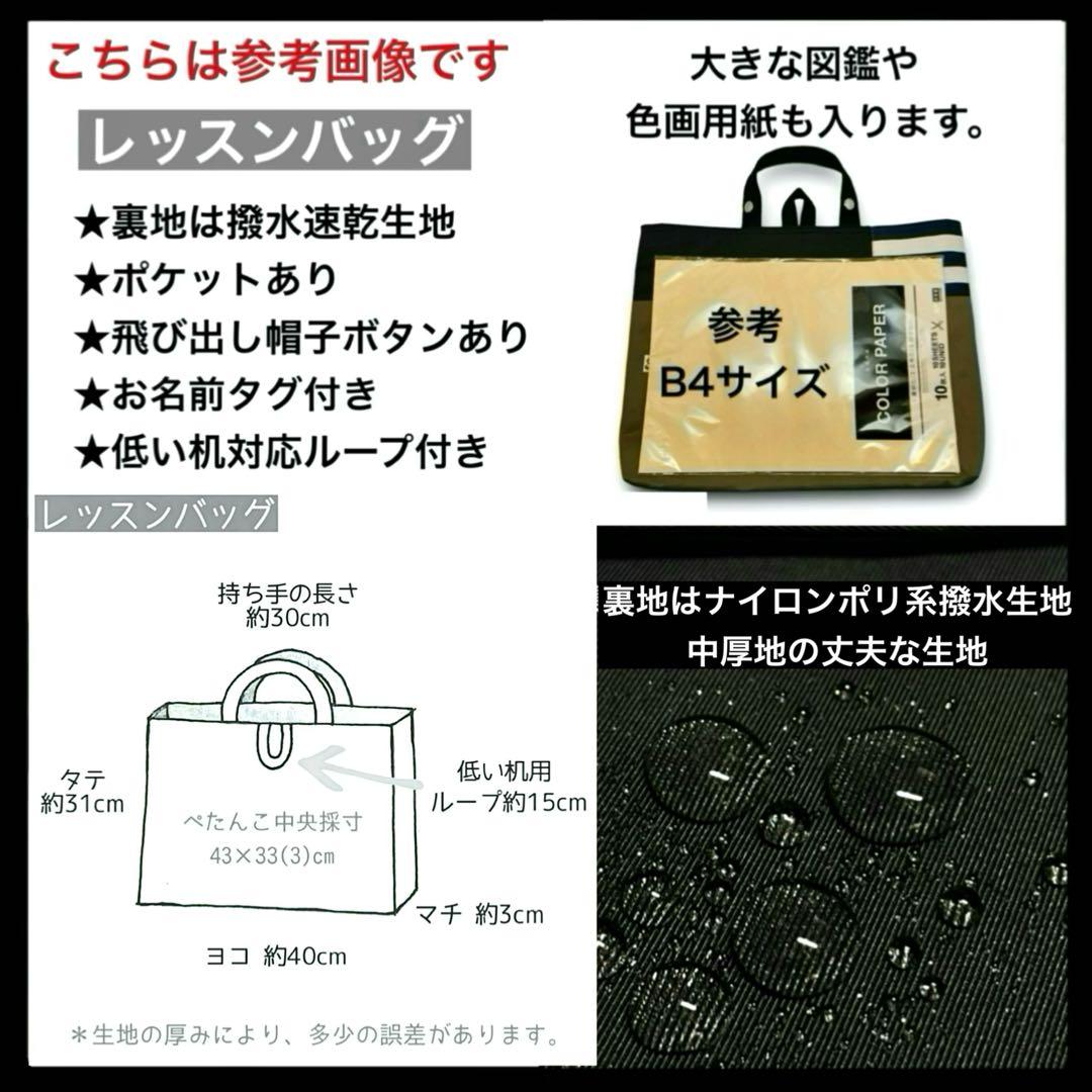 蛍光 レッスンバッグ 上履き入れ ナップサック 巾着 男子 入園 入学 撥水生地