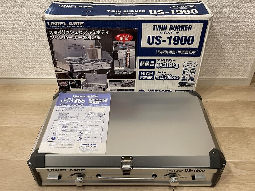 ■UNIFLAME ツインバーナーUS-1900　美品！