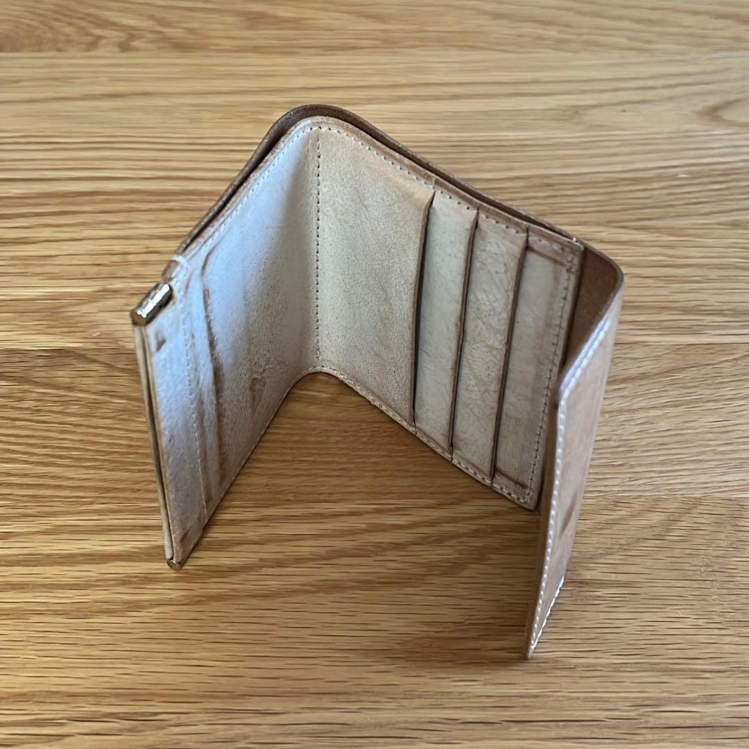 Hender Scheme スキマ レザー 二つ折り財布 ユニセックス