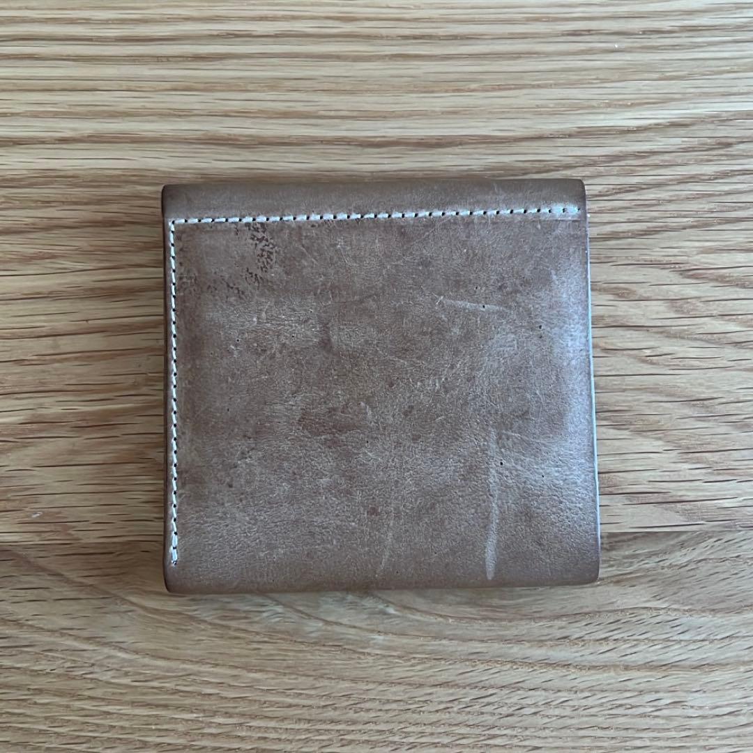 Hender Scheme スキマ レザー 二つ折り財布 ユニセックス