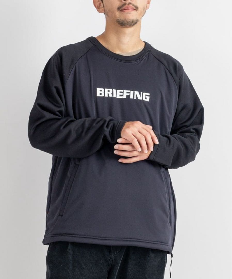 ブリーフィング　ゴルフ　 POLARTEC WINDBLOCK CREWNECK