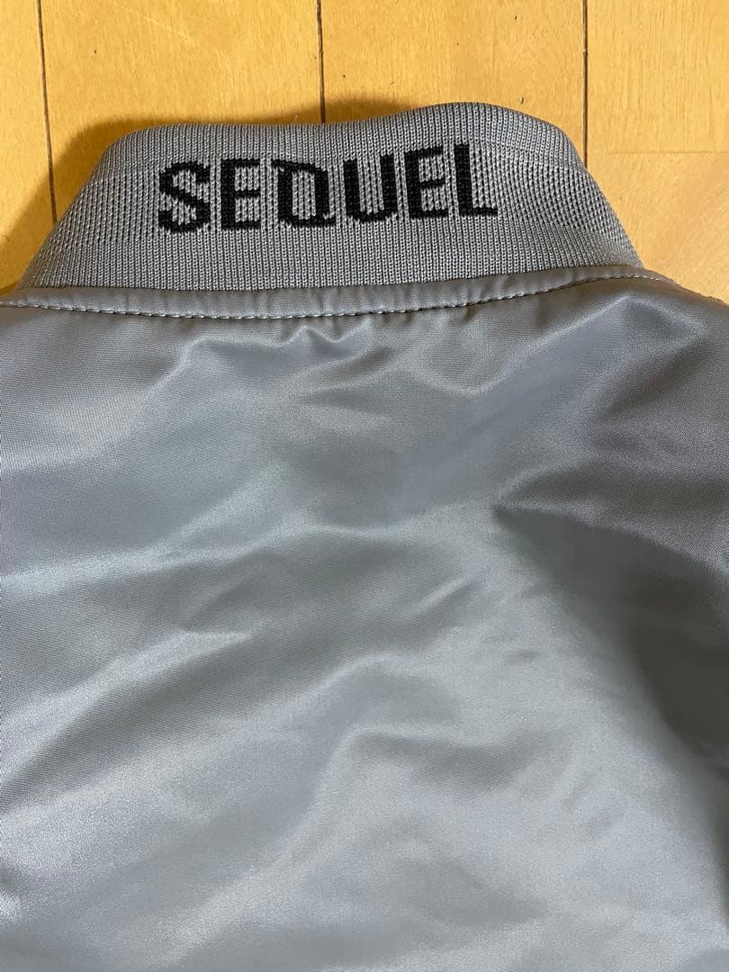 超レア★sequelシークエルMA-1シルバーグレーXL藤原ヒロシ
