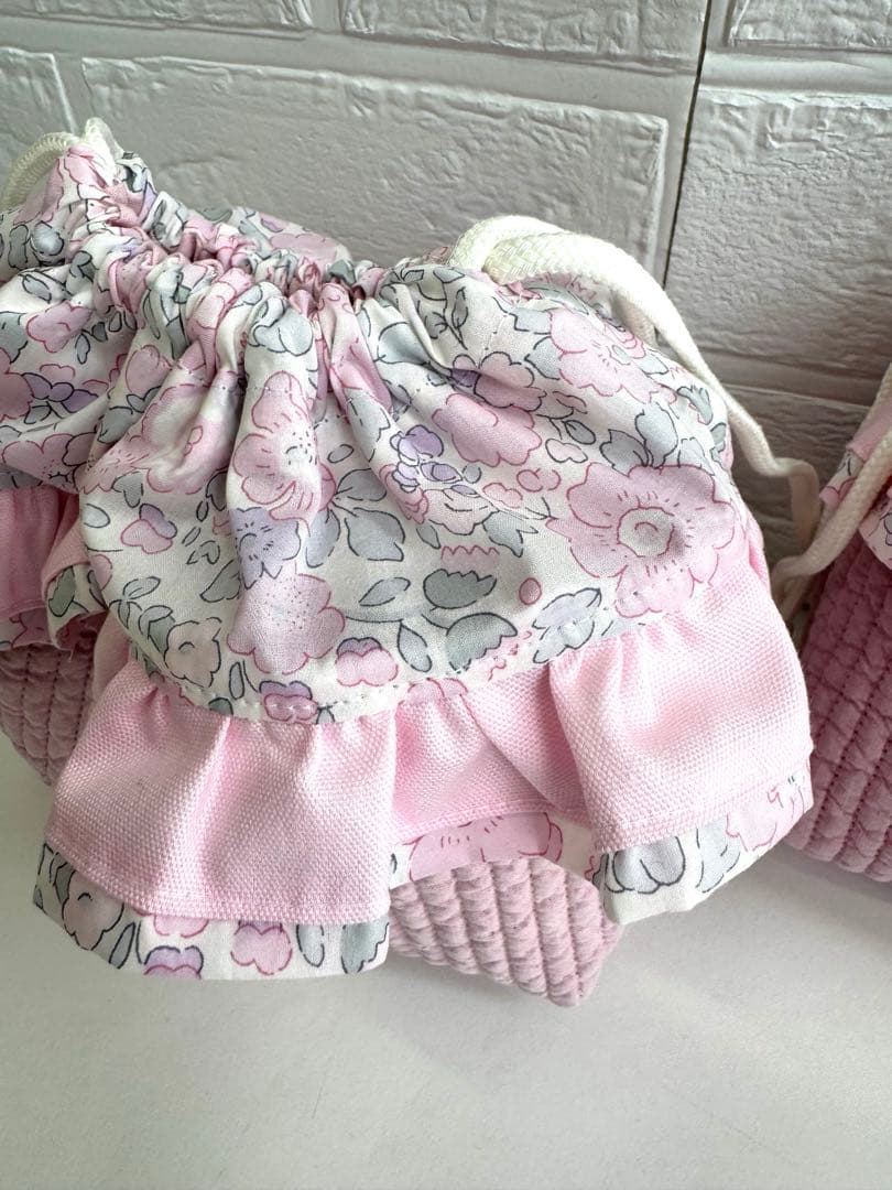 しましま　リバティ　花柄　入園　入学　オーダー　レッスンパック　体操服袋