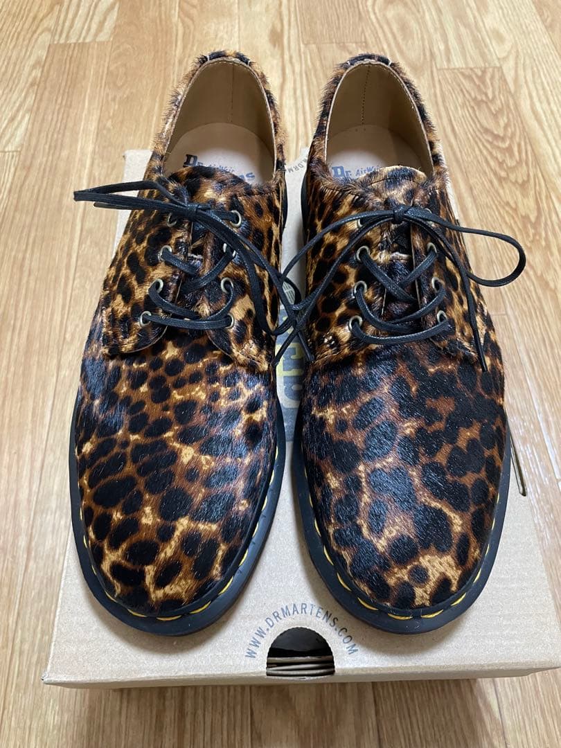Dr. Martens 3ホール　ヒョウ柄