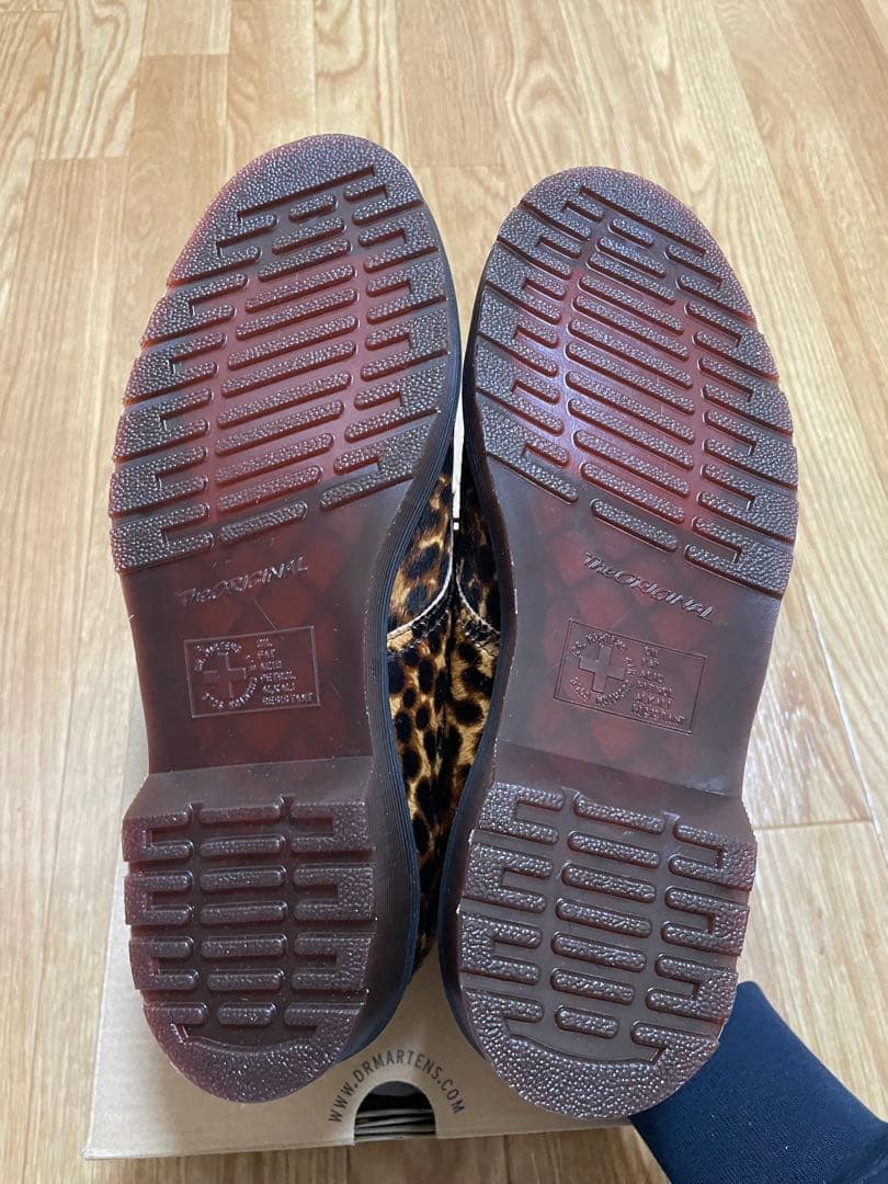 Dr. Martens 3ホール　ヒョウ柄