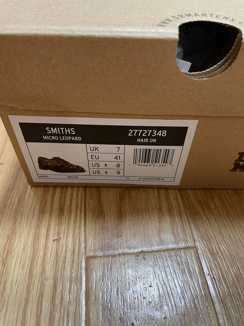 Dr. Martens 3ホール　ヒョウ柄