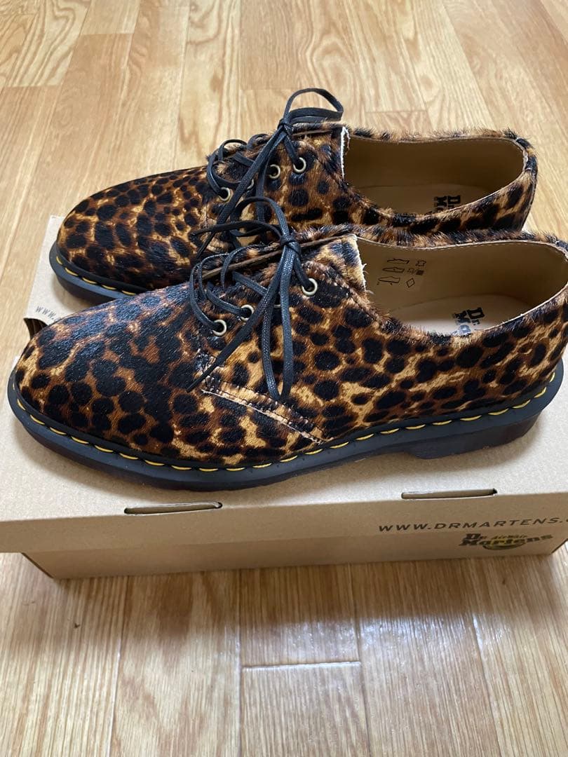 Dr. Martens 3ホール　ヒョウ柄