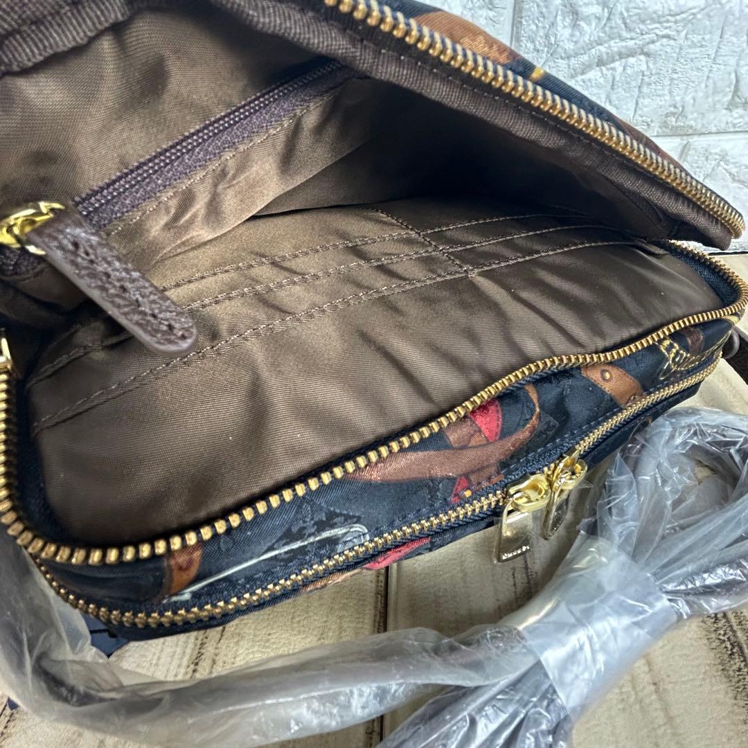 ✨新品タグ付き✨ラシット　ショルダーバッグ　ハーネス　馬具　青