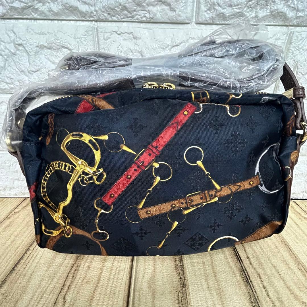 ✨新品タグ付き✨ラシット　ショルダーバッグ　ハーネス　馬具　青