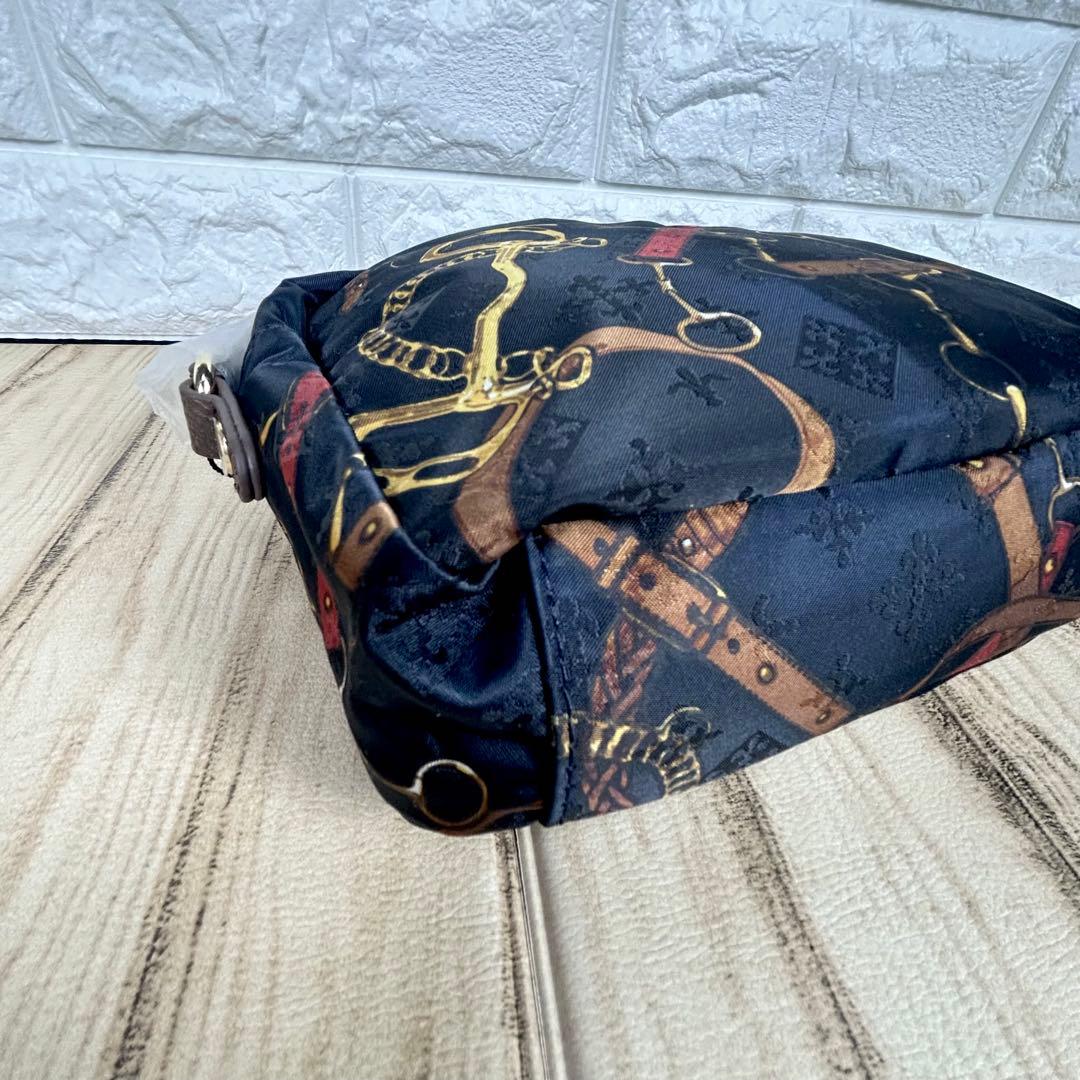 ✨新品タグ付き✨ラシット　ショルダーバッグ　ハーネス　馬具　青