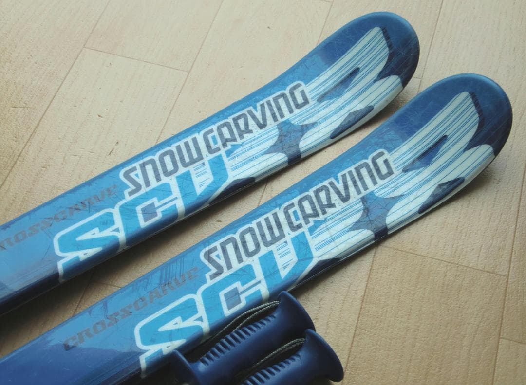 ■11月限定■送料無料■CARVING子供用スキーセット■130/23■