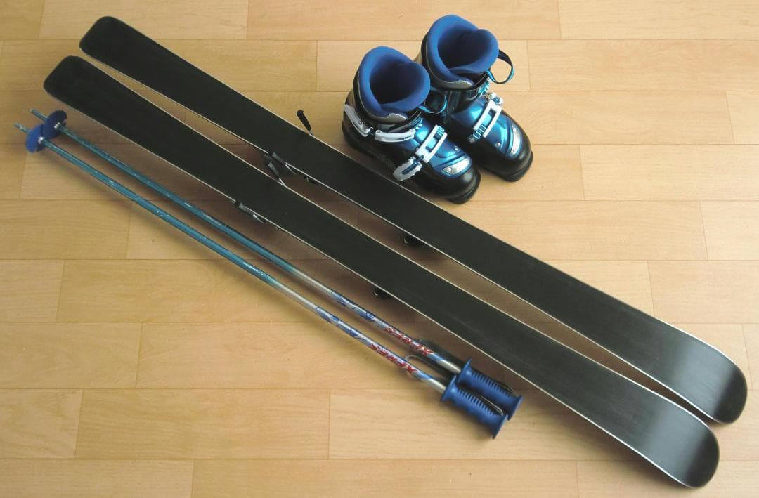 ■11月限定■送料無料■CARVING子供用スキーセット■130/23■