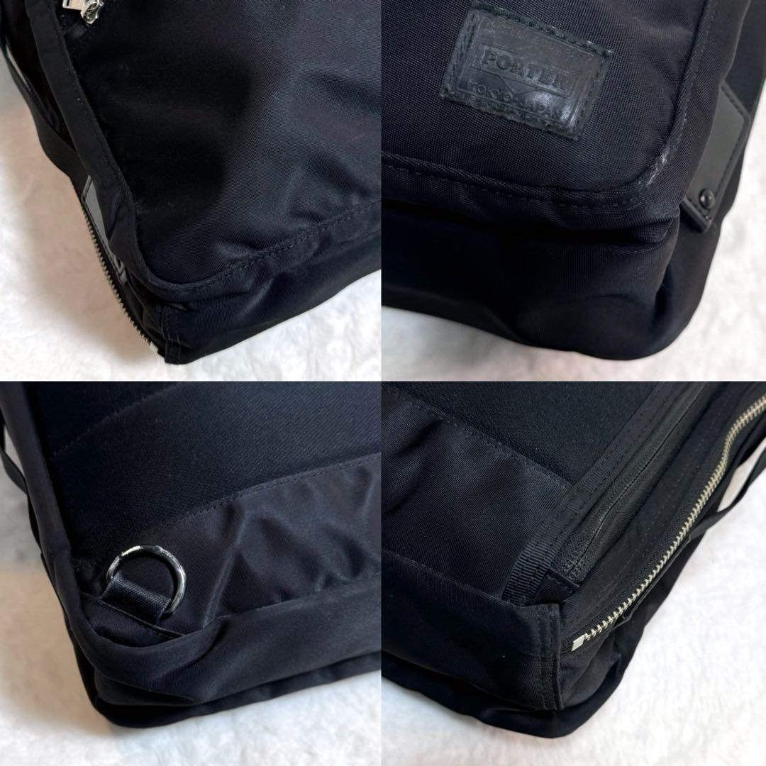 【美品】ポーター　リフト　3way ビジネスバック　リュック　2層　　ブラック