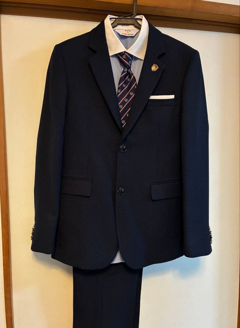 waltz by BEAMS DESIGN スーツ 160　ネイビー　チェック
