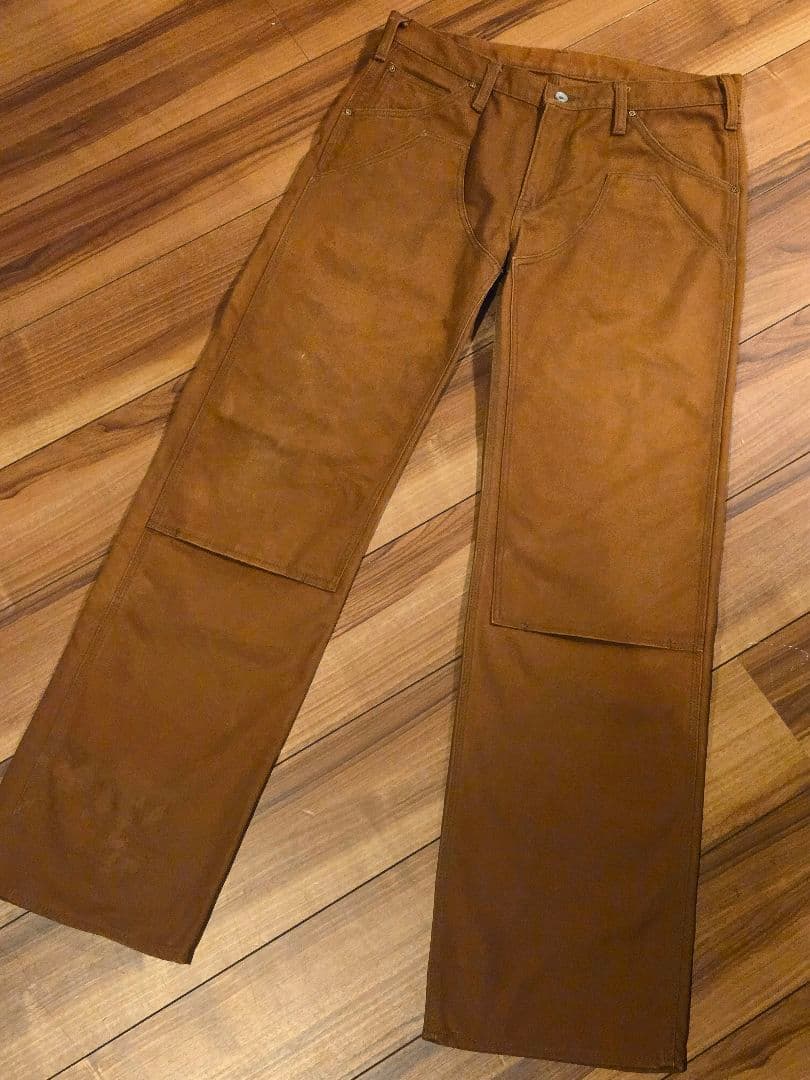 MAC-TOOLS & IRON HEART ダブルニーロガーパンツw36