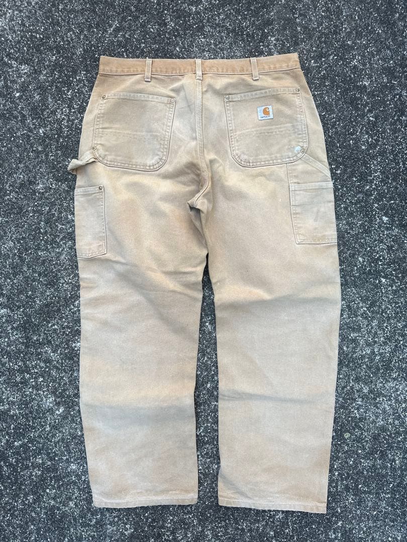 シ*バ様 Carhartt カーハート ダブルニー パンツ B01 BRN 36