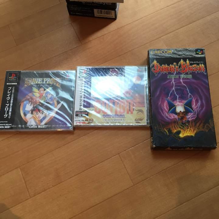 新品psソフト プレイブ コットン中古 箱説付き デモンズブレイゾン 三点セット