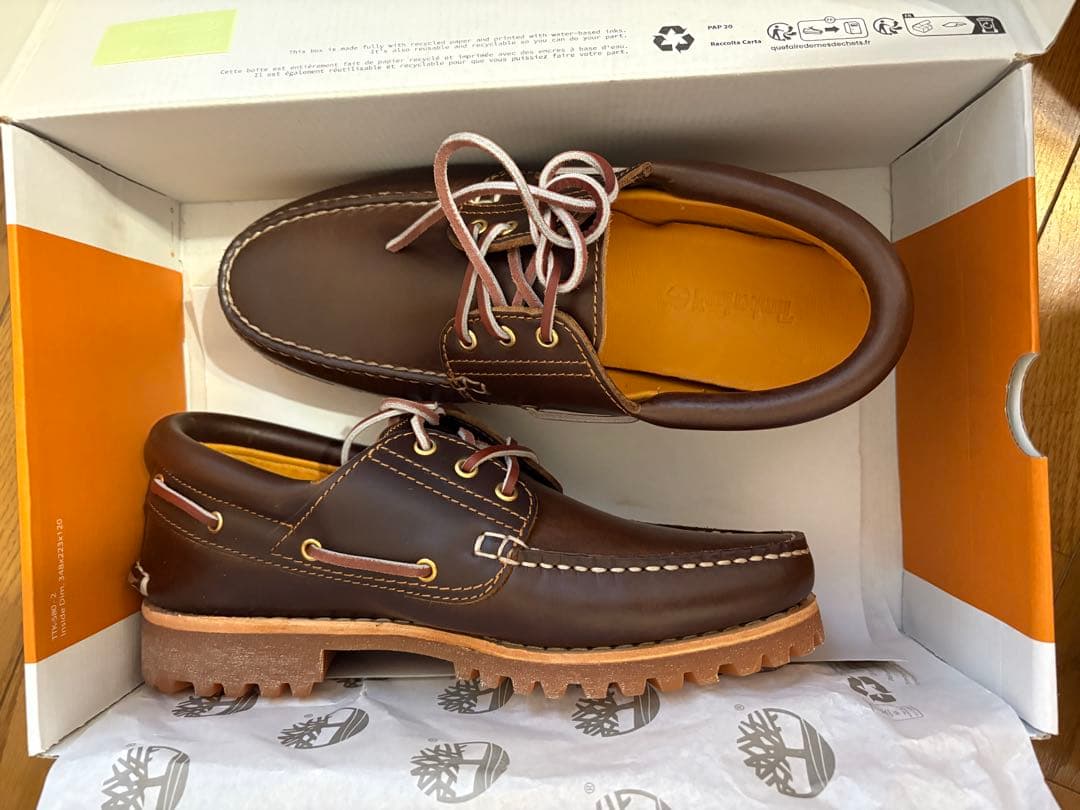 Timberland デッキシューズ 8.5 ブラウン