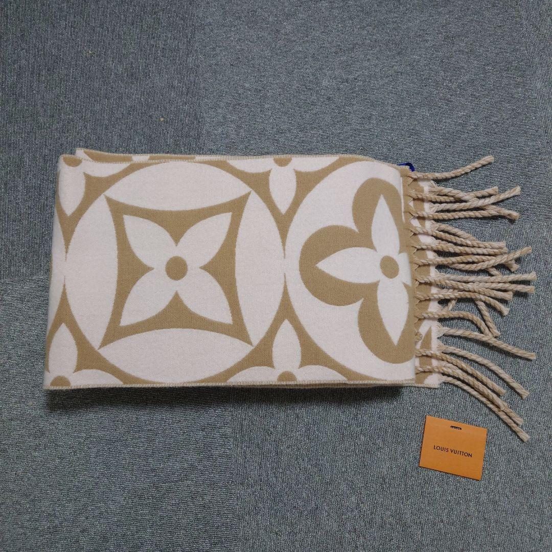 最終値下げ Louis Vuitton メダリオン ロゴマフラー 新品同様