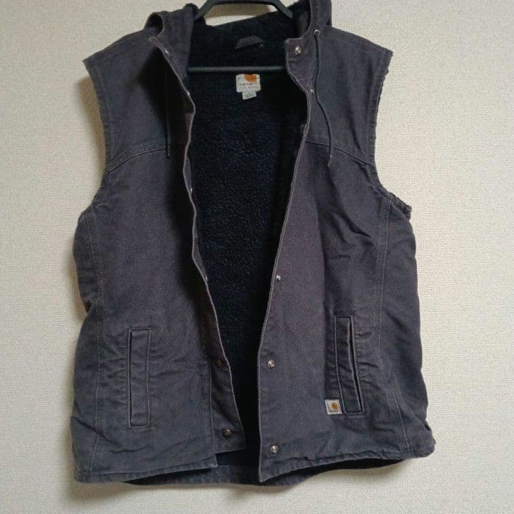 Carhartt 裏ボア フードベスト