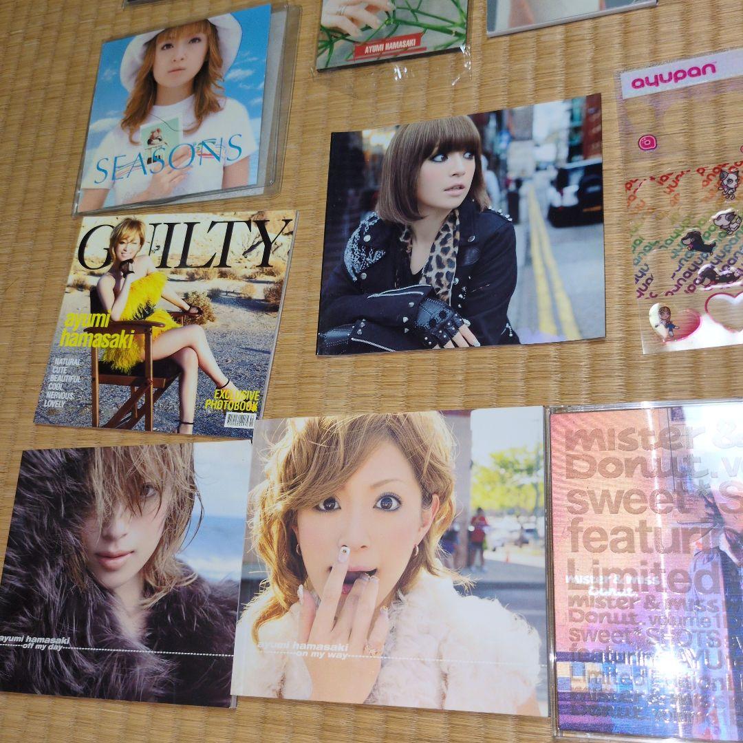 浜崎あゆみ　CD シングル　アルバム　シール　カード　まとめ売り