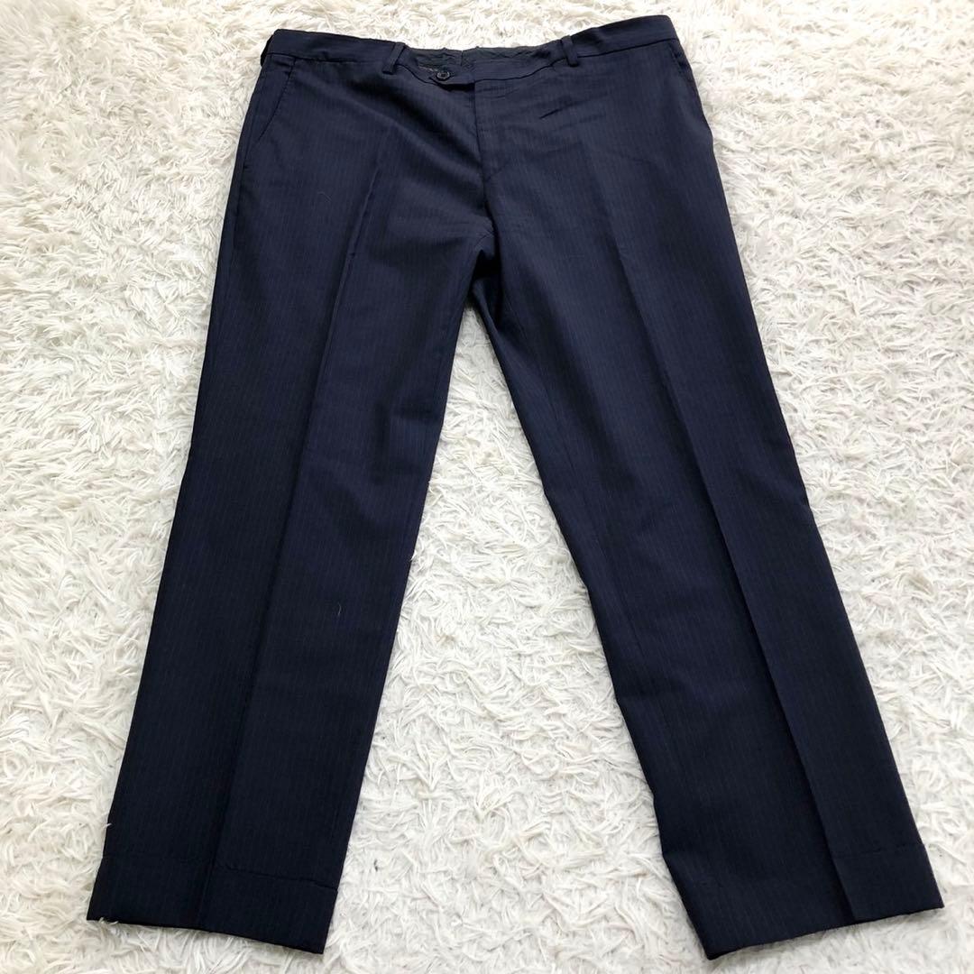 美品✨LARDINI ラルディーニ セットアップ ストライプ ネイビー 56