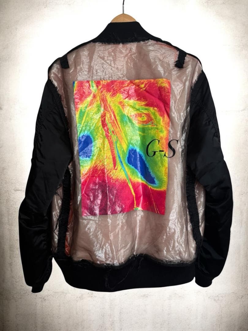 ≪CHRISTIAN DADA≫Skeleton Bomber Jacket