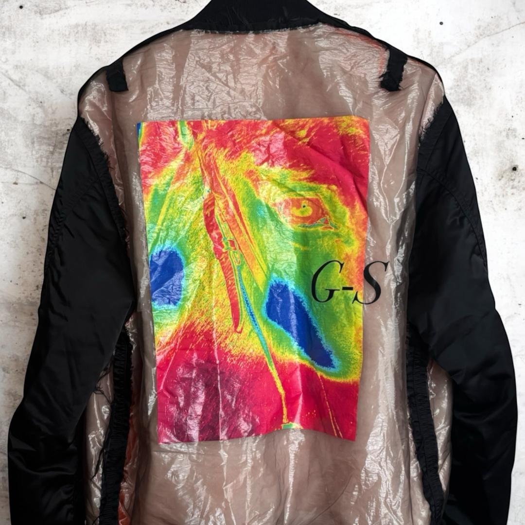 ≪CHRISTIAN DADA≫Skeleton Bomber Jacket