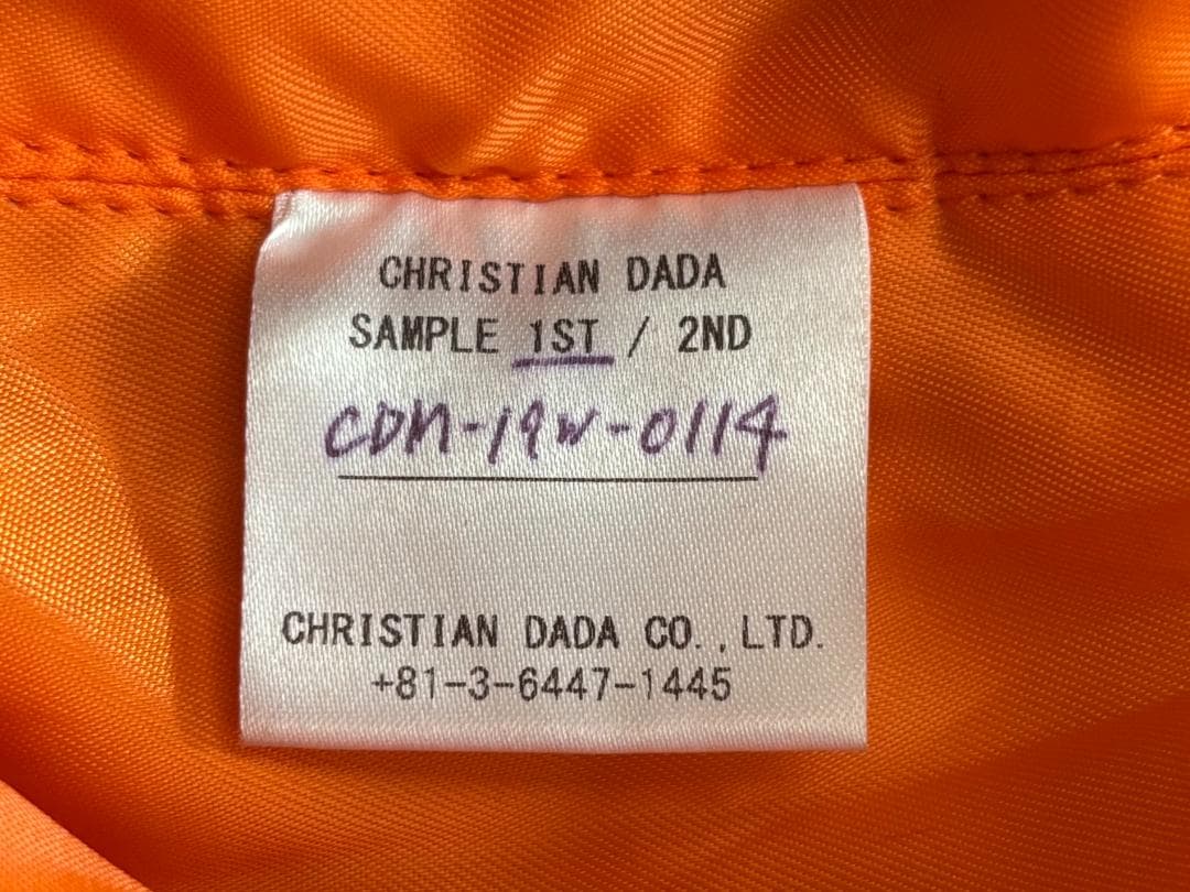 ≪CHRISTIAN DADA≫Skeleton Bomber Jacket