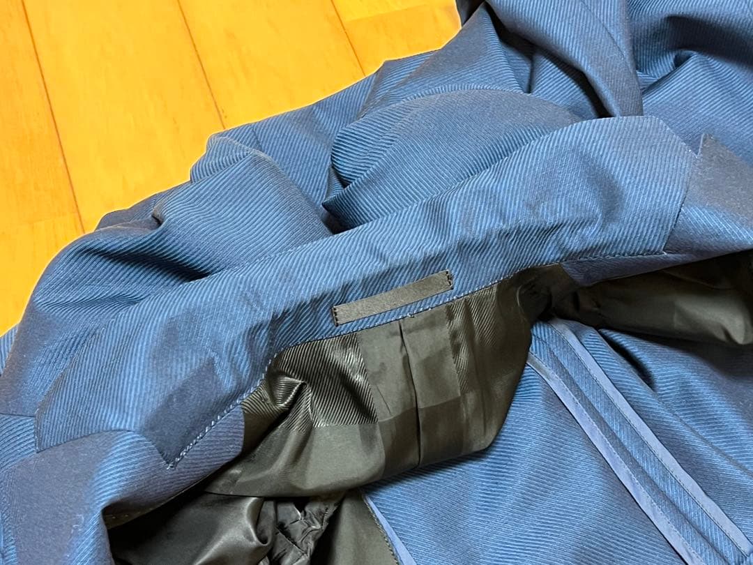 ブラックレーベル　ROEBUCKブルーソリッド3ピーススーツ