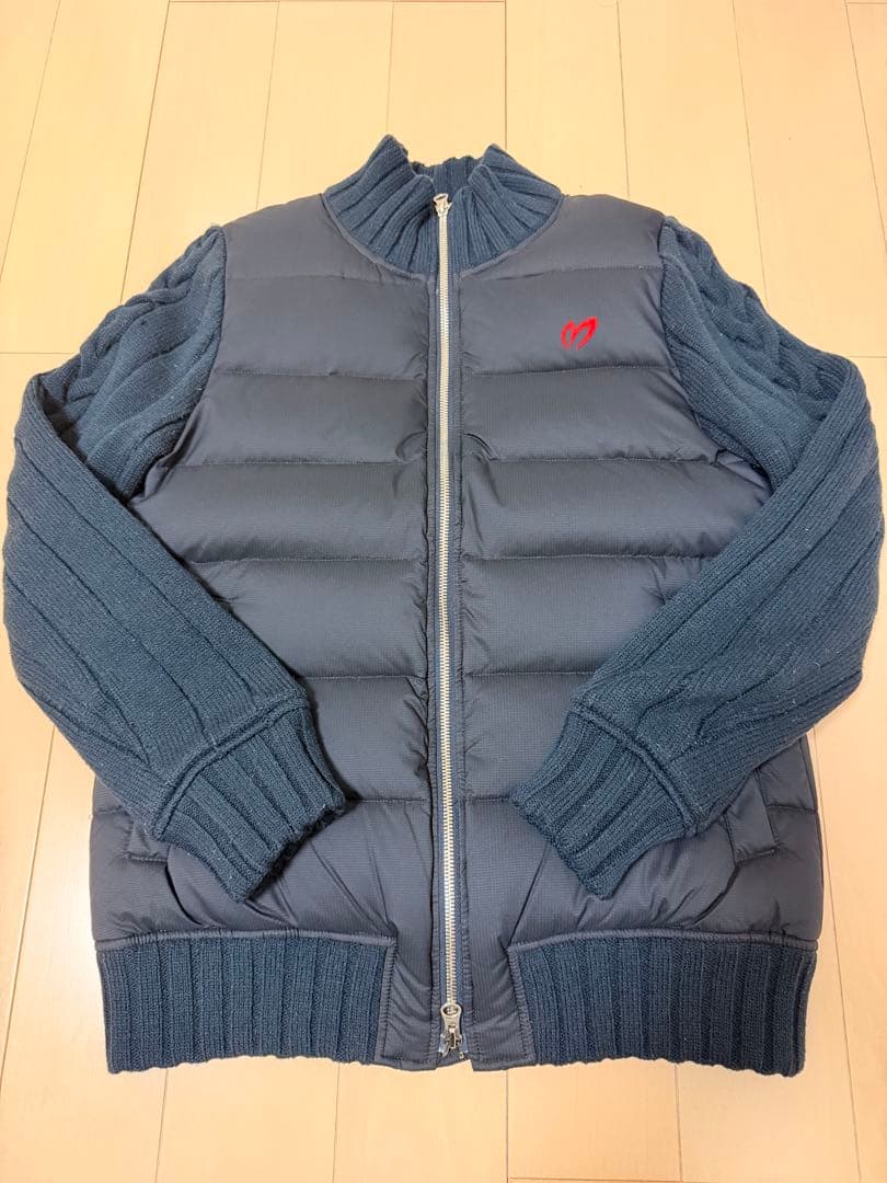 マスターバニー レディース切り替えリブニットダウン