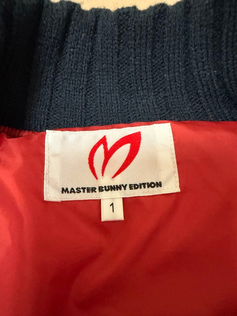 マスターバニー レディース切り替えリブニットダウン