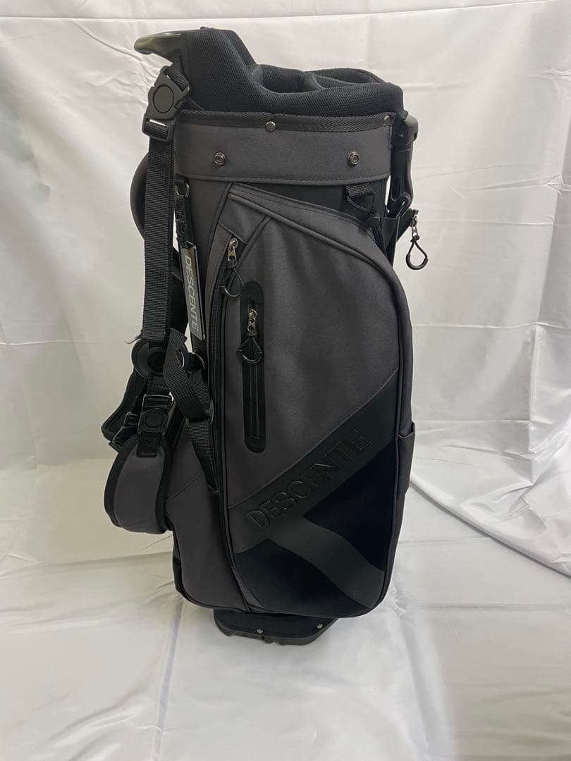 デサントゴルフ　スタンド式　キャディ バッグ　グレー×ブラック