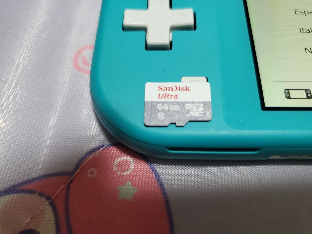 Nintendo Switch Lite ターコイズ 本体※箱無しsdカード付