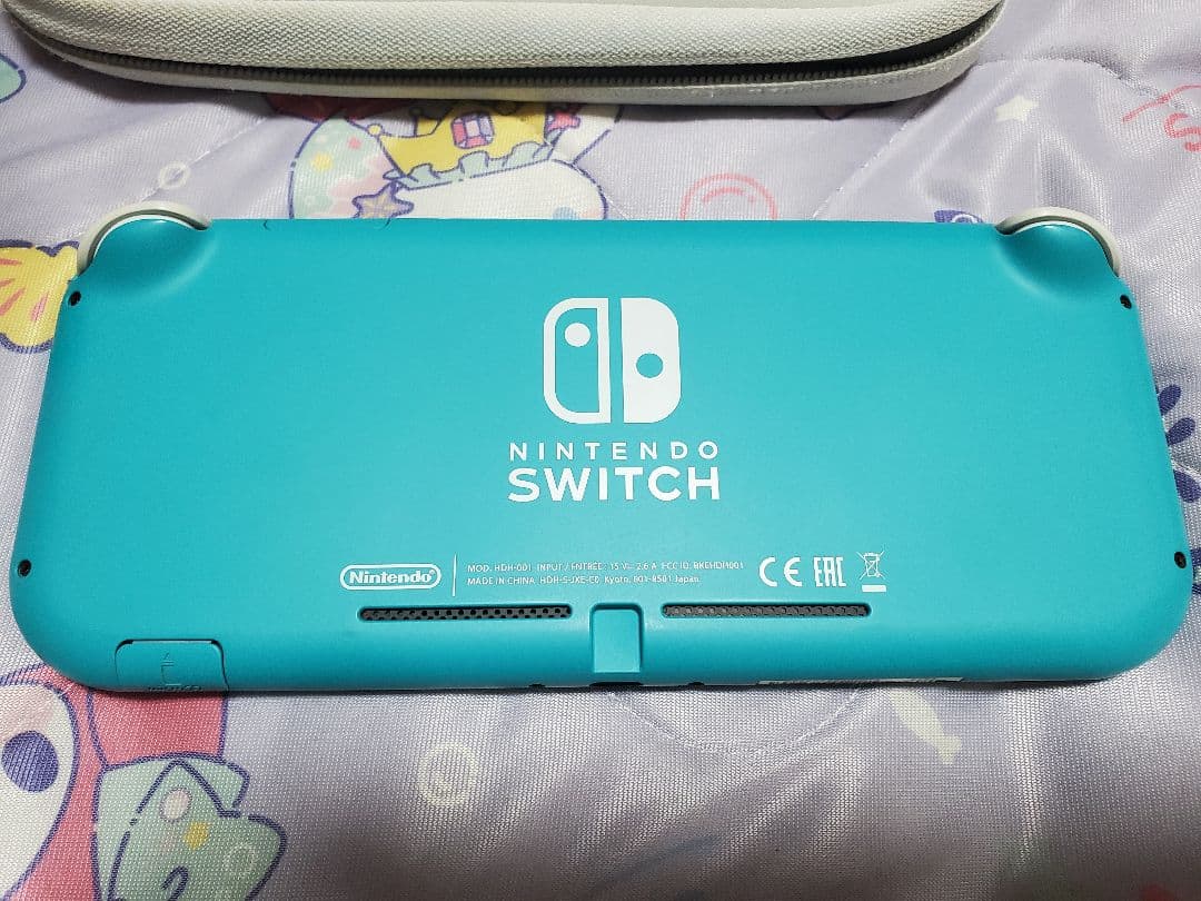 Nintendo Switch Lite ターコイズ 本体※箱無しsdカード付