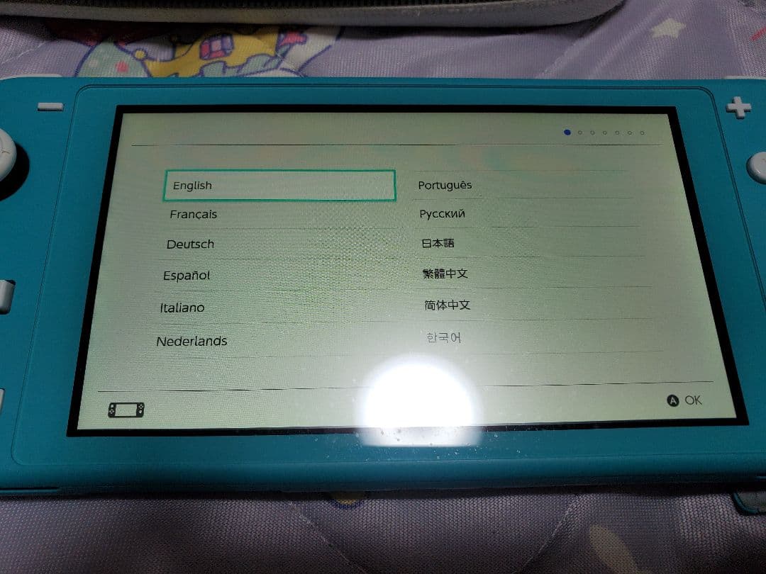 Nintendo Switch Lite ターコイズ 本体※箱無しsdカード付